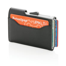 Carica l&#39;immagine nel visualizzatore di Gallery, portafogli e portacarte di credito personalizzati in pu, alluminio colore nero_nero 121756768 DET05
