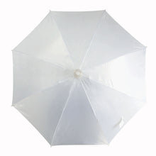 Carica l&#39;immagine nel visualizzatore di Gallery, ombrello automatico personalizzabile in poliestere bianco 013587 DET01
