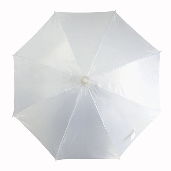 Carica l&#39;immagine nel visualizzatore di Gallery, ombrello automatico personalizzabile in poliestere bianco 013587 DET03

