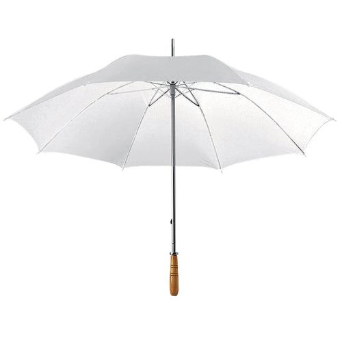 ombrello stampato in poliestere bianco 016970 VAR08