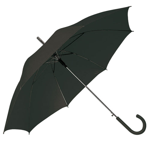 ombrello stampato in poliestere nero 017225 VAR05