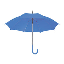 Carica l&#39;immagine nel visualizzatore di Gallery, ombrello con logo in poliestere azzurro 017225 VAR02
