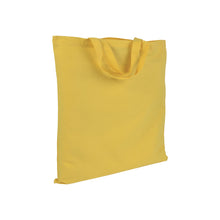 Carica l&#39;immagine nel visualizzatore di Gallery, shopper con logo in cotone gialla 018704 VAR09
