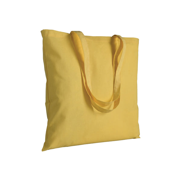 shopper stampata in cotone gialla 019163 VAR02