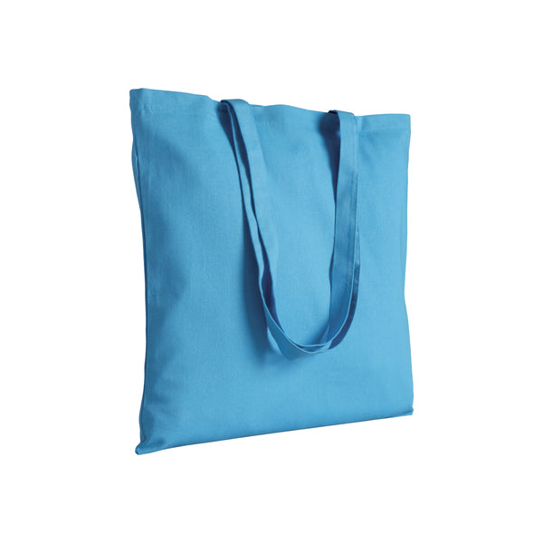 shopper promozionale in cotone azzurra 019163 VAR04