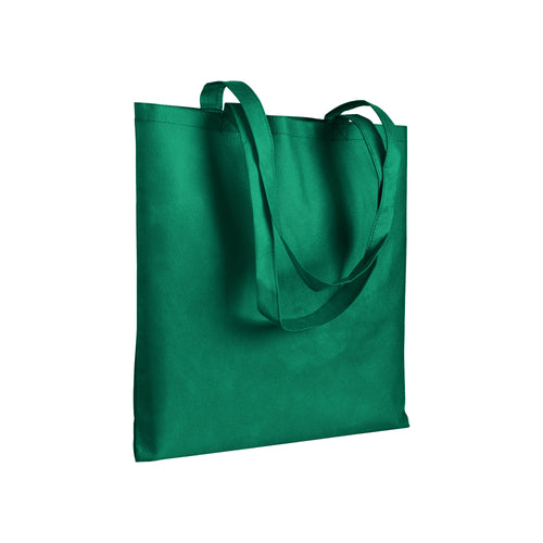 shopper bag stampata in tnt verde 019639 VAR04
