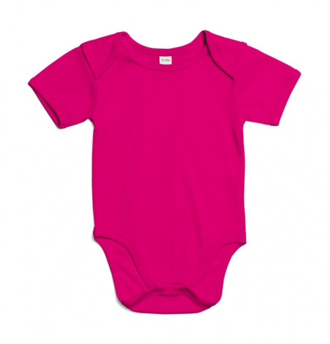 body con logo in cotone 442-fuxia 061717799 VAR06