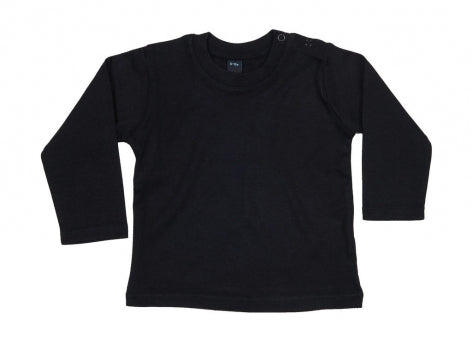 t-shirt stampata in cotone 101-nera 061719499 VAR07