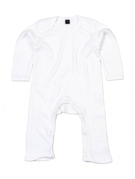 pigiamino con logo in cotone 000-bianco 061722899 VAR02