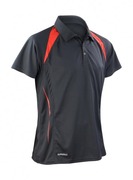 polo personalizzabile in poliestere 154-nera 061731161 VAR05