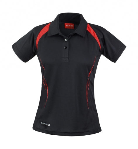 polo personalizzata in poliestere 154-nera 061732861 VAR01