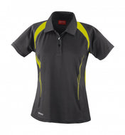 polo pubblicitaria in poliestere 156-nera 061732861 VAR07