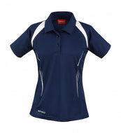 polo stampata in poliestere 252-blu 061732861 VAR06