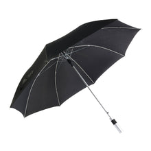 Carica l&#39;immagine nel visualizzatore di Gallery, ombrello golf da personalizzare in pongee nero 0151306 VAR01
