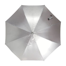 Carica l&#39;immagine nel visualizzatore di Gallery, ombrello automatico da personalizzare in poliestere argento-nero 0152428 DET01
