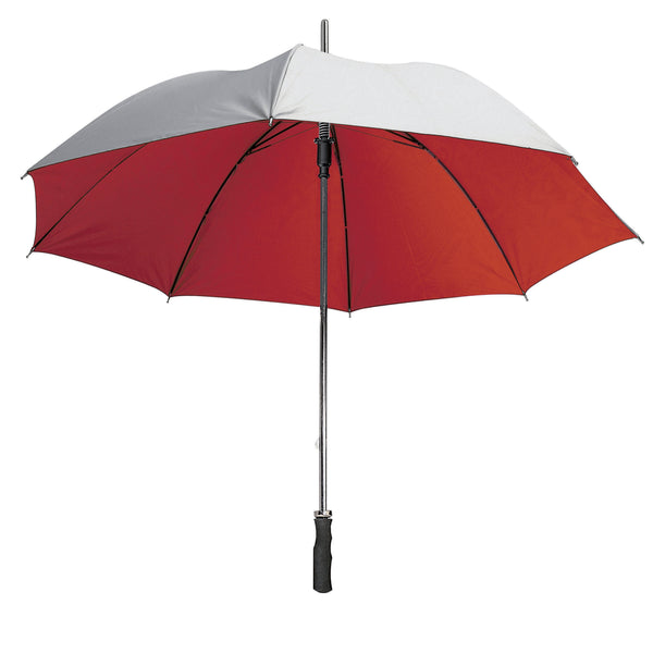 ombrello stampato in poliestere argento-rosso 0152428 VAR03
