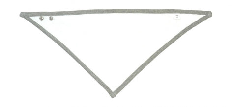 bavaglino con logo in cotone 070-bianco 061763699 VAR01