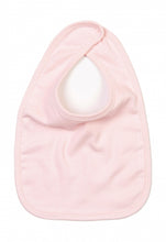 Carica l&#39;immagine nel visualizzatore di Gallery, bavaglino con logo in cotone 417-rosa 061772199 VAR06

