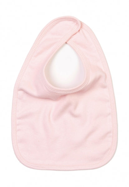 bavaglino con logo in cotone 417-rosa 061772199 VAR06