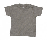 maglietta con logo in cotone 119-grigia 061780699 VAR20
