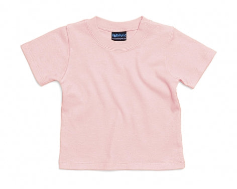 t-shirt con logo in cotone 417-rosa 061780699 VAR02