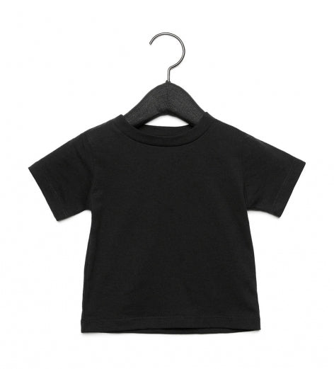 maglietta con logo in cotone 101-nera 061781702 VAR06