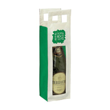 Carica l&#39;immagine nel visualizzatore di Gallery, shopper vino personalizzata in tnt verde 0185561 DET01
