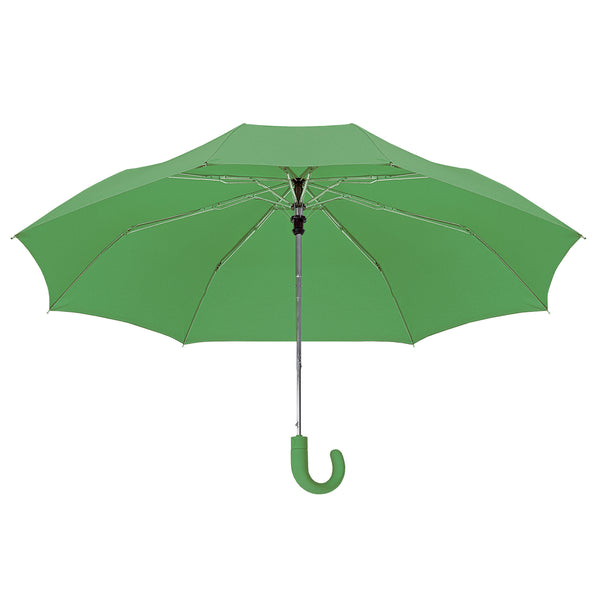 ombrello mini stampato in pongee verde 01110517 VAR02