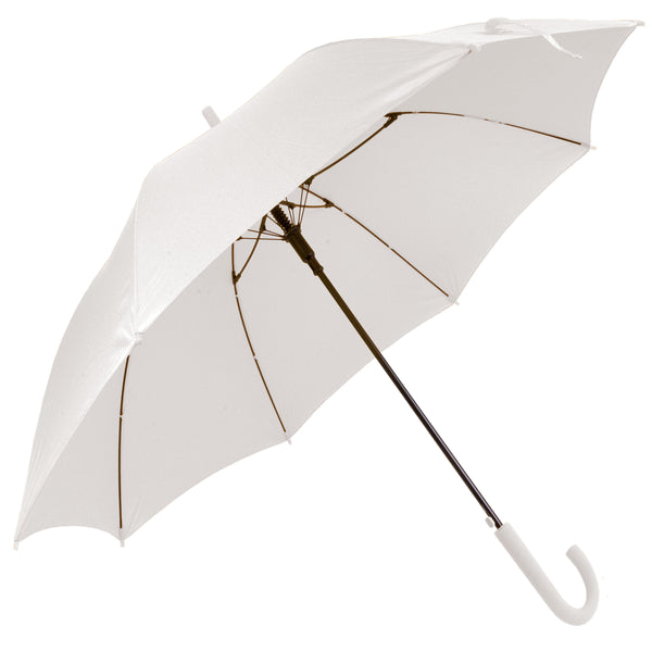 ombrello automatico personalizzato in pongee bianco 01110534 VAR03