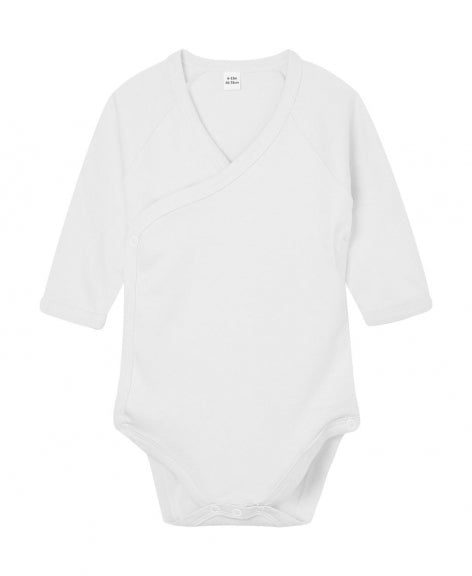 body con logo in cotone 000-bianco 061819799 VAR03