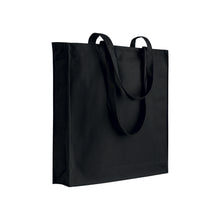 Carica l&#39;immagine nel visualizzatore di Gallery, borsa shopping da personalizzare in cotone nera 01121125 VAR05
