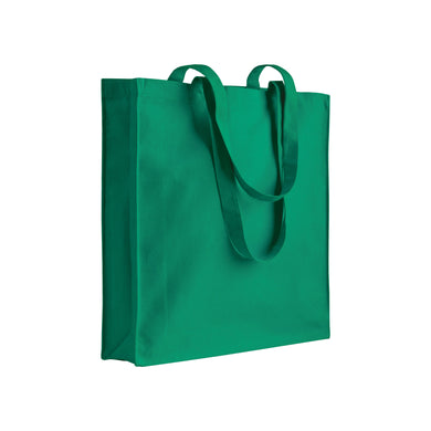 borsa stoffa pubblicitaria in cotone verde 01121125 VAR02