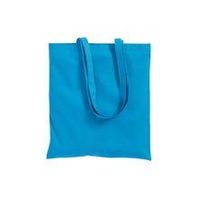 Carica l&#39;immagine nel visualizzatore di Gallery, borsa shopper promozionale in cotone azzurra 01121125 DET01
