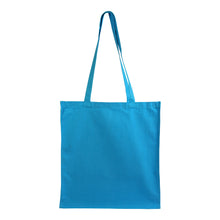 Carica l&#39;immagine nel visualizzatore di Gallery, borsa shopper promozionale in cotone azzurra 01121125 DET02
