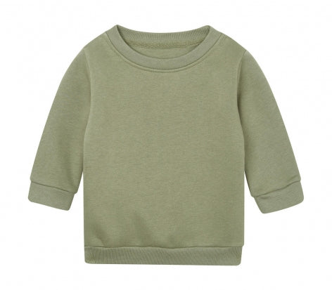 felpa con logo in cotone 534-verde 061826599 VAR06