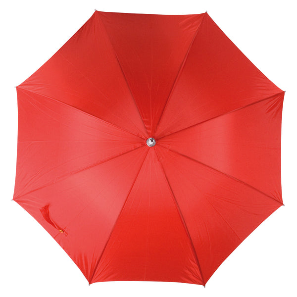 Carica l&#39;immagine nel visualizzatore di Gallery, ombrello automatico pubblicitario in poliestere rosso 01145044 DET01
