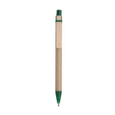 penna pubblicitaria in legno verde 01166872 VAR01
