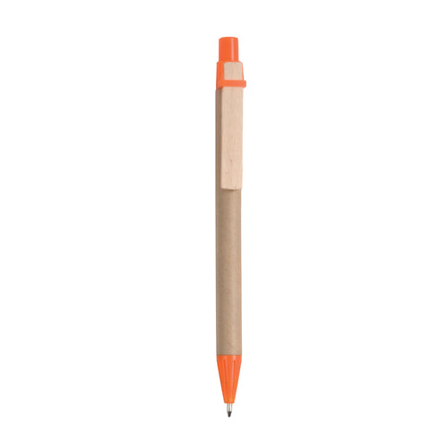 biro con logo in legno arancione 01166872 VAR04