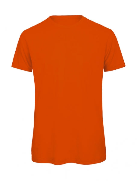 t-shirt con logo in cotone 410-arancione 061874114 VAR02
