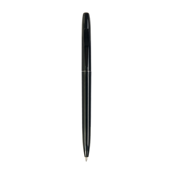 penna con logo in abs nera 01183991 VAR02
