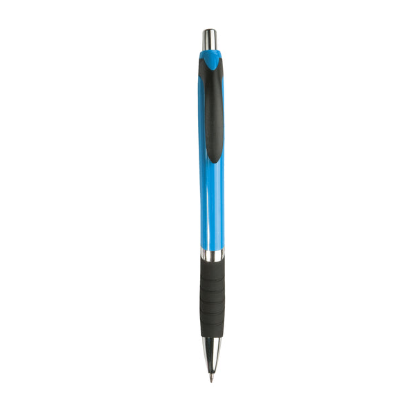 penna con logo in abs azzurra 01184161 VAR09
