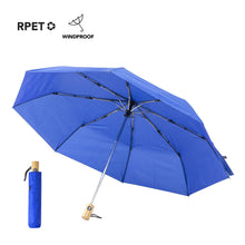 Carica l&#39;immagine nel visualizzatore di Gallery, ombrello promozionale in pongee blu 0318496 DET01
