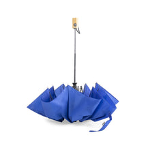 Carica l&#39;immagine nel visualizzatore di Gallery, ombrello promozionale in pongee blu 0318496 DET03
