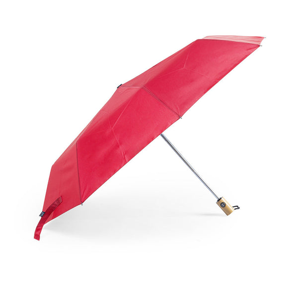 ombrello automatico pubblicitario in pongee rosso 0318496 VAR02