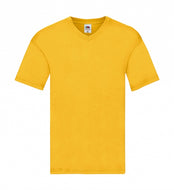 maglia con logo in cotone 601-gialla 061885317 VAR07