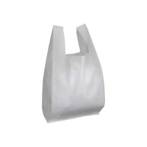 mini borsa shopper da personalizzare in tnt bianca 01188870 VAR01
