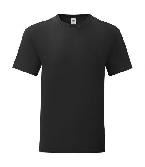 t-shirt con logo in cotone 101-nera 061888717 VAR15