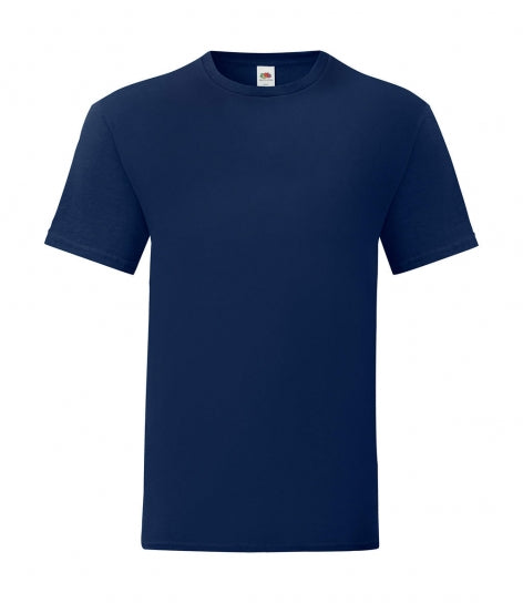 t-shirt stampata in cotone 200-blu 061888717 VAR14