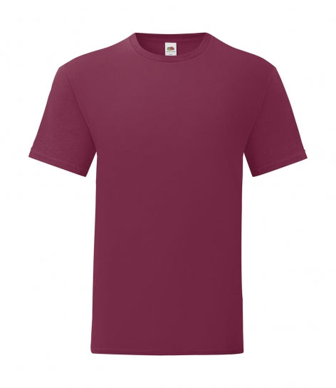 maglietta con logo in cotone 448-bordeaux 061888717 VAR11