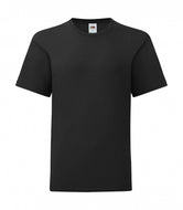 maglia con logo in cotone 101-nera 061892117 VAR13